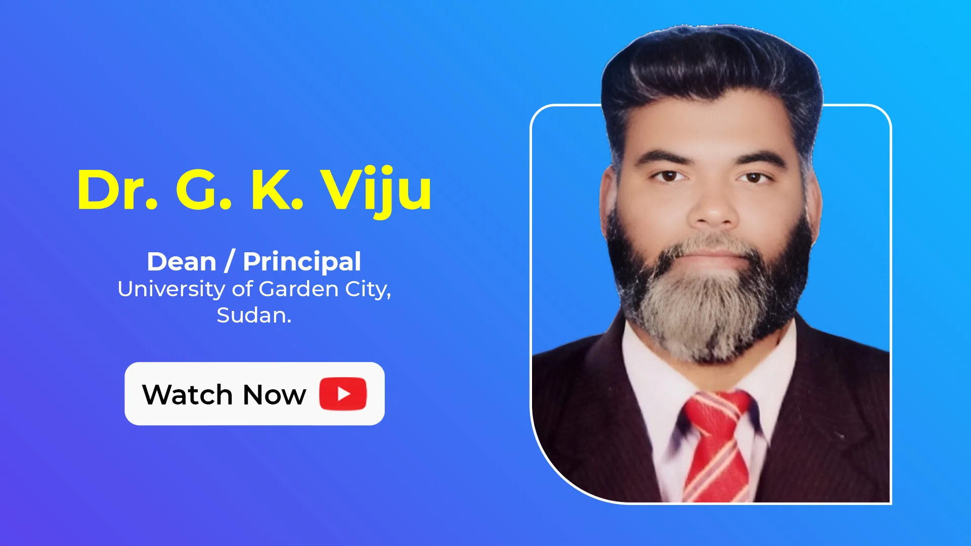 LEAP 2025 Nominee - Dr. G K Viju